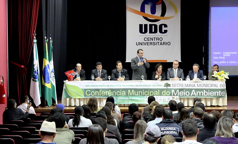 Foz do Iguaçu é a primeira cidade a promover a Conferência Municipal do Meio Ambiente Foz do Iguaçu é a primeira cidade a promover a Conferência Municipal do Meio Ambiente