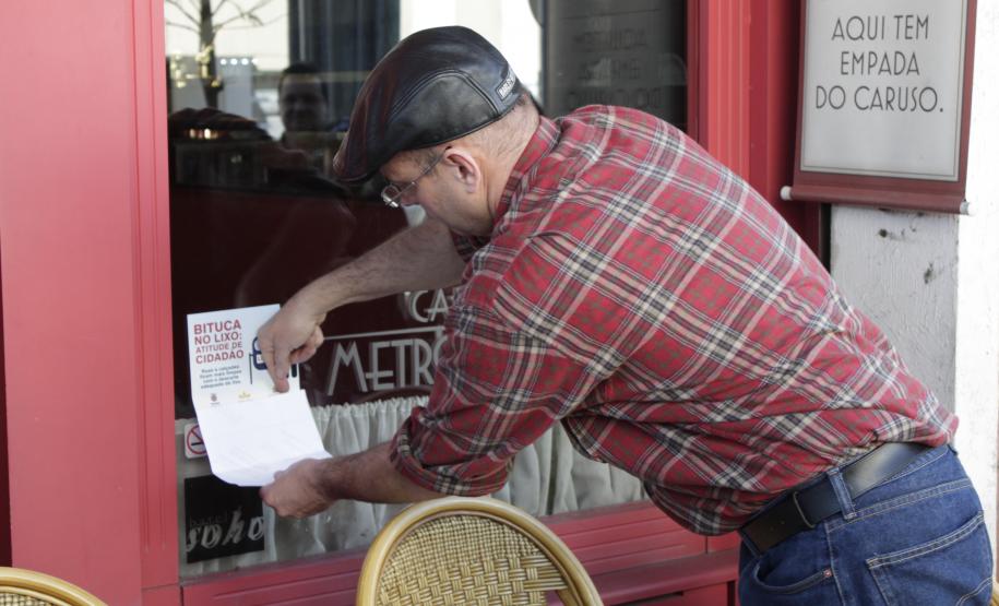 Campanha Bituca no Lixo Atitude de Cidadão foi lançada em Curitiba e percorrerá todo o Paraná