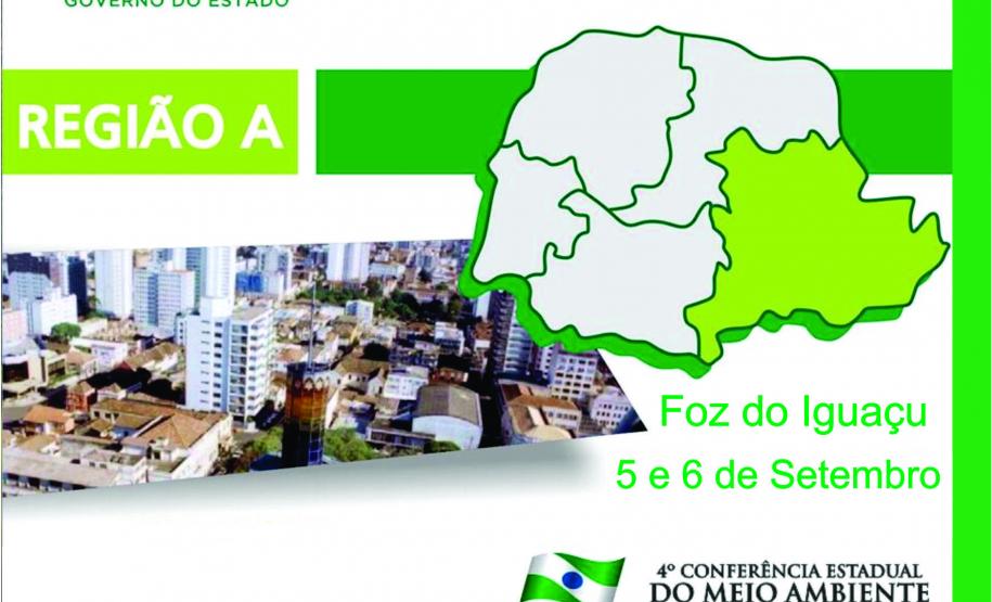 A Secretaria de Estado do Meio Ambiente e Recursos HÃdricos abriu vagas de observadores para a Conferência Estadual do Meio Ambiente, que será realizada nesta quinta e sexta-feira (5 e 6), em Foz do Iguaçu. Divulgação A Secretaria de Estado do Meio Ambiente e Recursos Hídricos abriu vagas de observadores para a Conferência Estadual do Meio Ambiente, que será realizada nesta quinta e sexta-feira (5 e 6), em Foz do Iguaçu. Divulgação