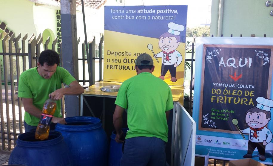 Governo do Paraná incentiva reciclagem do óleo de cozinha