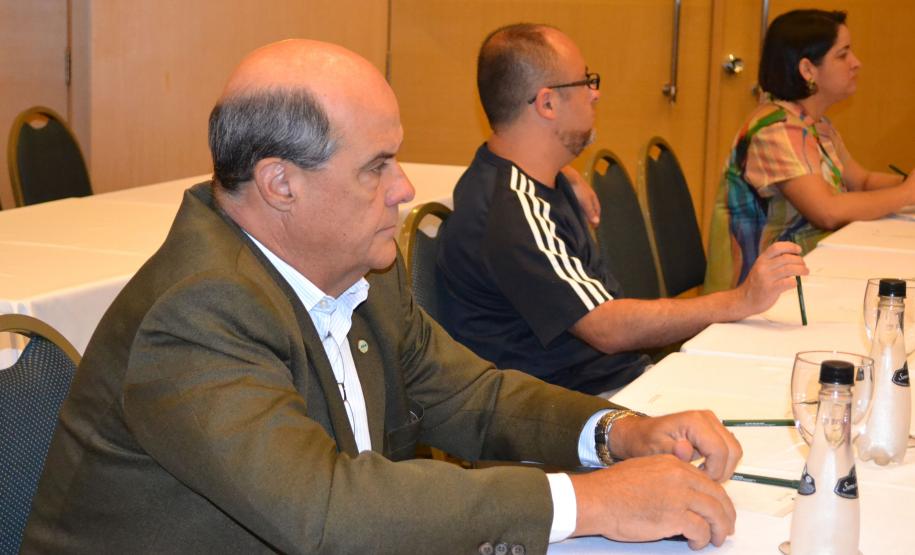 I Encontro técnico de programas estaduais de PSA, realizado pela Fundação Boticário de Proteção à Natureza. Devanir dos Santos, da Agência Nacional de Águas.