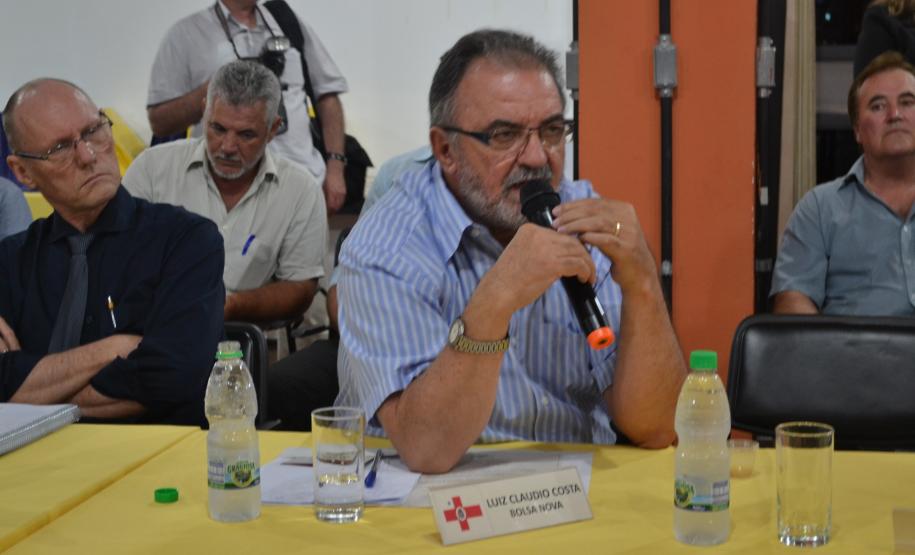 Secretário estadual do Meio Ambiente e Recursos Hídricos, Luiz Eduardo Cheida, participa da Assembleia Ordinária da Associação dos Municípios da Região Metropolitana de Curitiba (Assomec).
