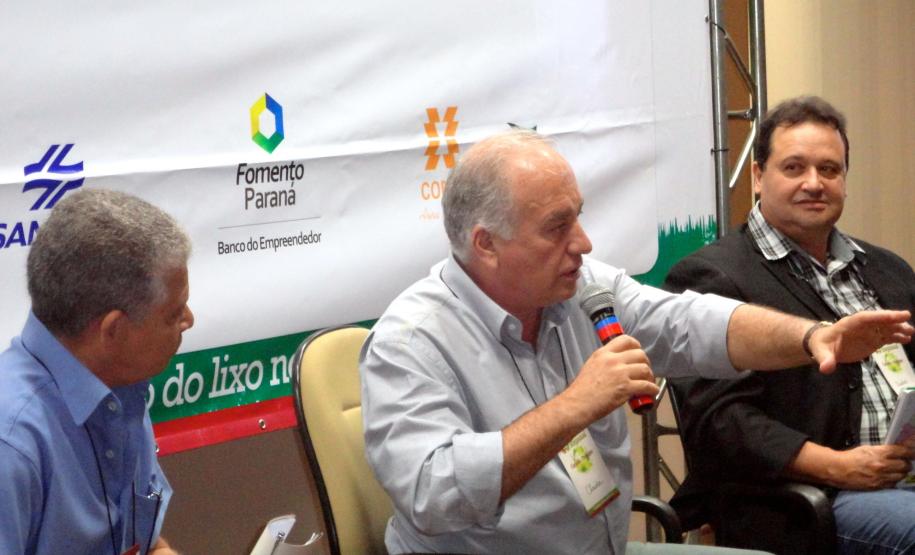 Governo soluciona destinação dos resíduos sólidos em 161 municípios Secretário do Meio Ambiente e Recursos Hídricos, Luiz Eduardo Cheida, fala sobre a destinação de resíduos sólidos. Foto: Divulgação