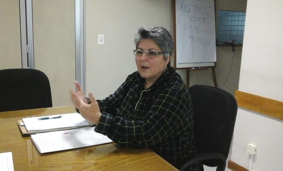 Rosana Gnipper, responsável pela coordenação da REDA na Secretaria Estadual do Meio Ambiente e Recursos Hídricos.