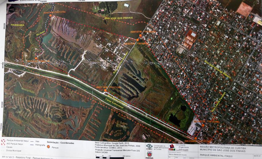 Projeto do Parque Ambiental Itaqui em São José dos Pinhais Projeto do Parque Ambiental Itaqui em São José dos Pinhais.Curitiba, 20/04/2015Foto: Orlando Kissner / ANPr