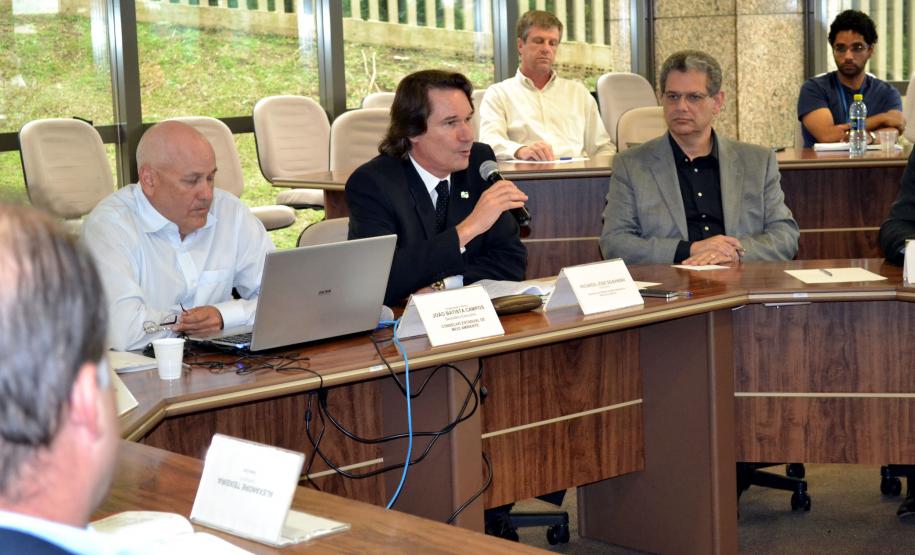 O secretário estadual do Meio Ambiente, Ricardo Soavinski, toma posse como presidente do Conselho Estadual do Meio Ambiente.Foto: Divulgação SEMA