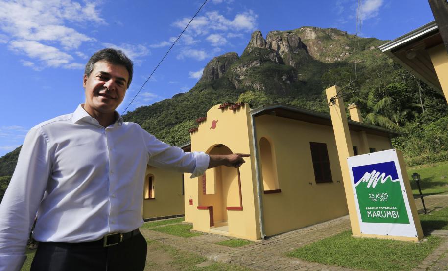 GOVERNO LANÇA PARQUES DO PARANÁ PARA ESTIMULAR TURISMO SUSTENTÁVEL. O governador Beto Richa lançou nesta quarta-feira (10), no Parque Estadual Pico Marumbi, o projeto Parques do Paraná