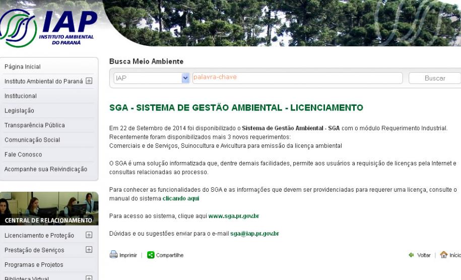Paraná é pioneiro no País na emissão de licenciamento ambiental pela internet.Foto: IAP