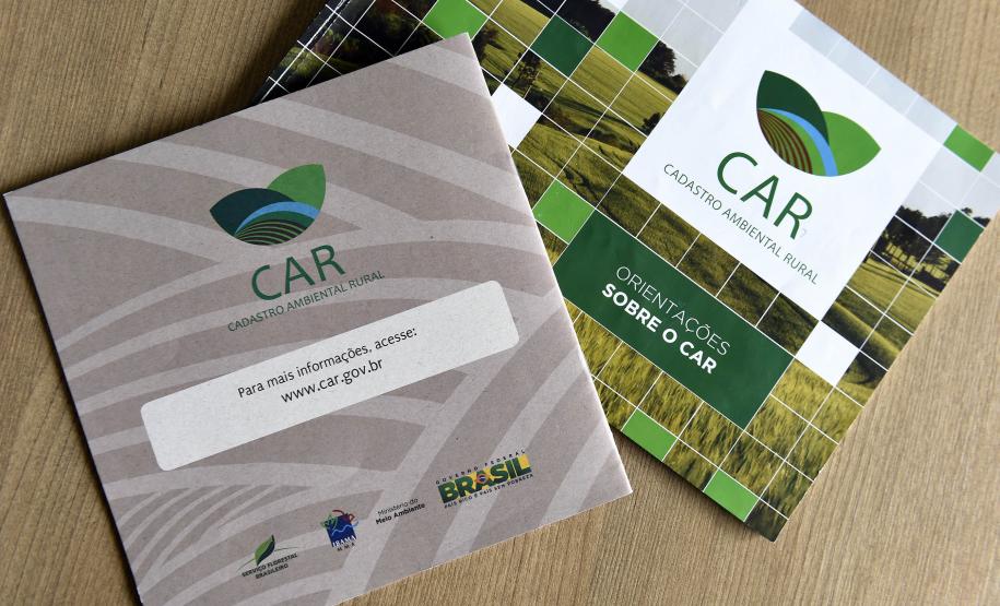 Formulários do CAR - Cadastro Ambiental Rural do Ministério da Agricultura.Foto: Ricardo Almeida / ANPr