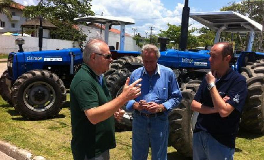 Secretário Iurk em visita a Guaratuba Secretário Iurk em visita a Guaratuba