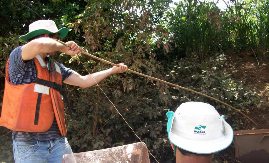 IAP apreende materiais em fiscalização de pesca.Curitiba, 29/01/2016.Foto: Divulgação IAP