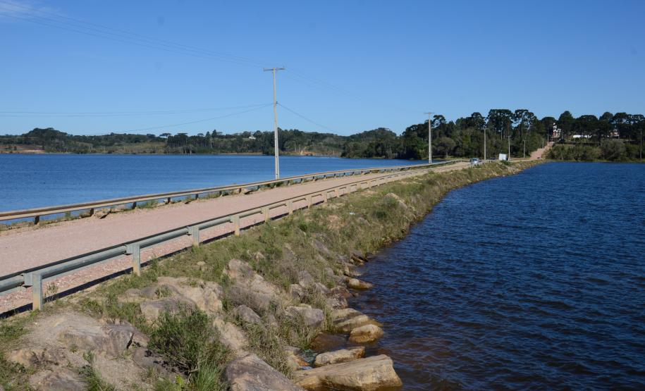 Barragem Piraquara II. Em Piraquara.Foto: Bruno Oliveira