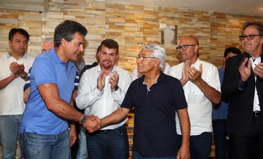 O Governador Beto Richa, durante assinatura do  decre to Plano  Diretor  em Pontal Do Parana. FOTO Orlando Kissner/ANPr-19/01/2017